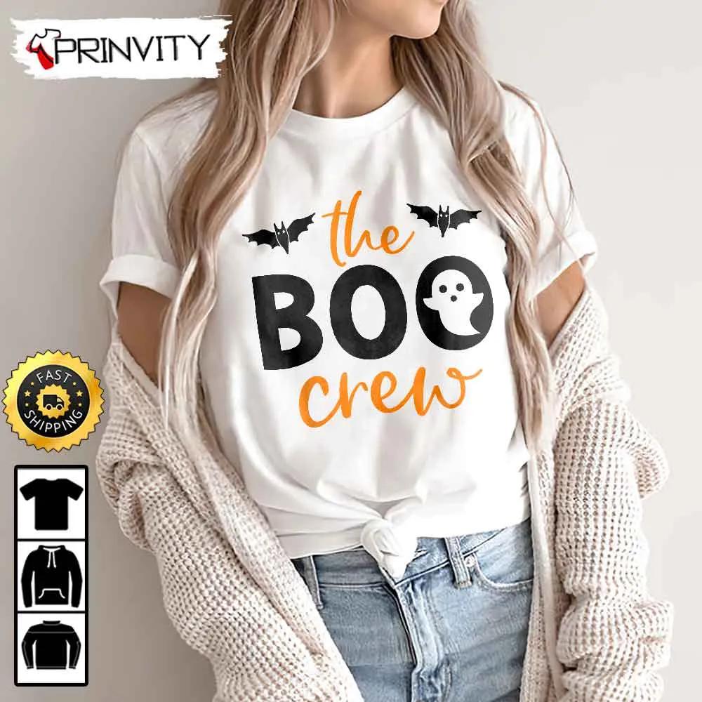 Boo Crew Halloween Matching Sweatshirt, The Boo Crew, Halloween Holiday, Gifts For Halloween, Unisex Hoodie, T-Shirt, Long Sleeve, Tank Top