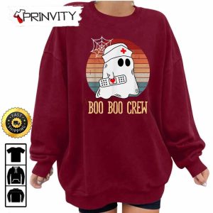 Boo Crew Halloween Nurse Ghost Sweatshirt The Boo Crew Halloween Holiday Gifts For Halloween unisex Hoodie T Shirt Long Sleeve Tank Top 10