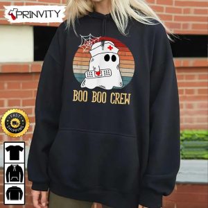 Boo Crew Halloween Nurse Ghost Sweatshirt The Boo Crew Halloween Holiday Gifts For Halloween unisex Hoodie T Shirt Long Sleeve Tank Top 6
