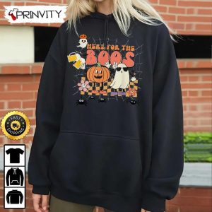 Boo Crew Here For The Boos Ghost Pumpkin Beer Sweatshirt The Boo Crew Halloween Holiday Gifts For Halloween Unisex Hoodie T Shirt Long Sleeve Tank Top 6