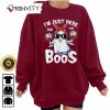 Boo Crew I’m Just Here For The Boos Wine Sweatshirt, The Boo Crew, Halloween Holiday, Gifts For Halloween, Unisex Hoodie, T-Shirt, Long Sleeve, Tank Top