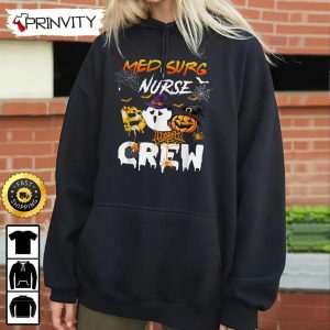 Boo Crew Med Surg Nurse Ghost Witch Halloween Sweathirt The Boo Crew Halloween Holiday Gifts For Halloween Unisex Hoodie T Shirt Long Sleeve Tank Top 6