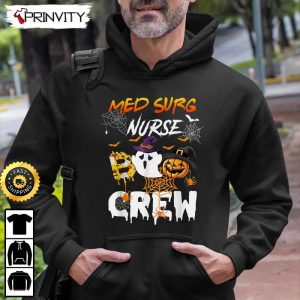 Boo Crew Med Surg Nurse Ghost Witch Halloween Sweathirt The Boo Crew Halloween Holiday Gifts For Halloween Unisex Hoodie T Shirt Long Sleeve Tank Top 7