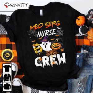 Boo Crew Med Surg Nurse Ghost Witch Halloween Sweathirt The Boo Crew Halloween Holiday Gifts For Halloween Unisex Hoodie T Shirt Long Sleeve Tank Top 9