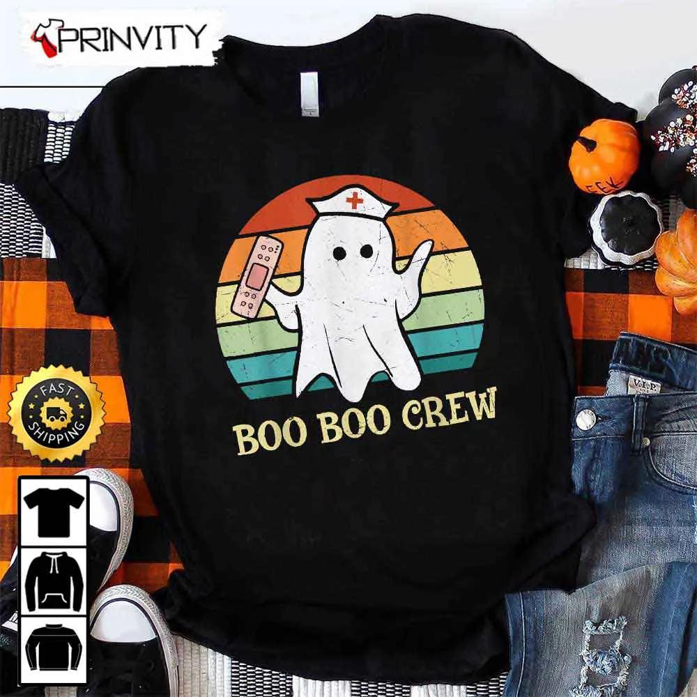 Boo Crew Nurse Halloween Sweatshirt, Nursing Life Healthcare, The Boo Crew, Halloween Holiday, Gifts For Halloween, Unisex Hoodie, T-Shirt, Long Sleeve, Tank Top