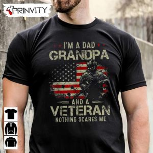 Dad Grandpa A Veteran T Shirt Veterans Day Never Forget Memorial Day Gift For Fathers Day Unisex Hoodie Sweatshirt Long Sleeve 3