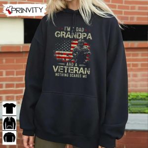 Dad Grandpa A Veteran T Shirt Veterans Day Never Forget Memorial Day Gift For Fathers Day Unisex Hoodie Sweatshirt Long Sleeve 8