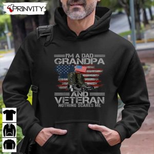 Dad Grandpa And A Veteran T Shirt Veterans Day Never Forget Memorial Day Gift For Fathers Day Unisex Hoodie Sweatshirt Long Sleeve 9