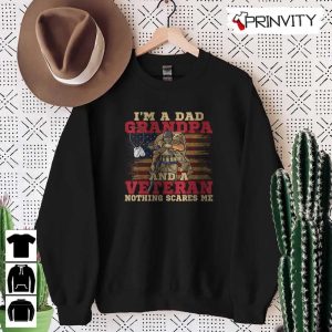 Dad Grandpa And A Veteran T Shirt Veterans Day Never Forget Memorial Day Gift For Fathers Day Unisex Hoodie Sweatshirt Long Sleeve Tank Top 7