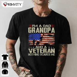 Dad Grandpa And A Veteran T Shirt Veterans Day Never Forget Memorial Day Gift For Fathers Day Unisex Hoodie Sweatshirt Tank Top Long Sleeve 1