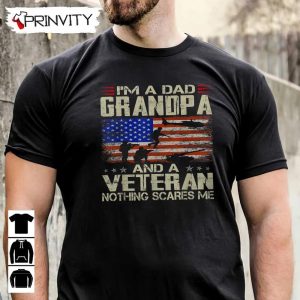 Dad Grandpa And A Veteran T Shirt Veterans Day Never Forget Memorial Day Gift For Fathers Day Unisex Hoodie Sweatshirt Tank Top Long Sleeve 3