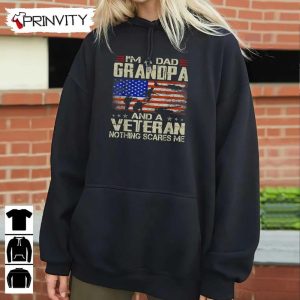 Dad Grandpa And A Veteran T Shirt Veterans Day Never Forget Memorial Day Gift For Fathers Day Unisex Hoodie Sweatshirt Tank Top Long Sleeve 8