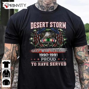 Desert Storm Gulf War Veteran T Shirt Veterans Day Never Forget Memorial Day Gift For Fathers Day Unisex Hoodie Sweatshirt Long Sleeve Tank Top 2