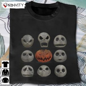 Halloween Disney Jack Skellington Pumpkin Faces T Shirt Gift For Halloween Unisex Hoodie Sweatshirt Long Sleeve Tank Top 2