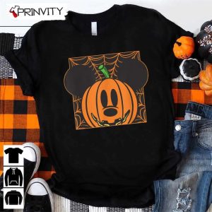 Halloween Pumpkin Disney Mickey Mouse web Hoodie Gift For Halloween Halloween Holiday Unisex T Shirt Sweatshirt Long Sleeve Tank Top Prinvity 2
