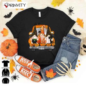 Halloween Pumpkin Gnome Witch Autumn Fall Holiday Sweatshirt Gift For Halloween Halloween Holiday Unisex Hoodie T Shirt Long Sleeve Tank Top Prinvity 5