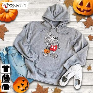 Halloween Pumpkin Mickey Mouse Hoodie Gift For Halloween Halloween Holiday Unisex T Shirt Sweatshirt Long Sleeve Tank Top Prinvity 16