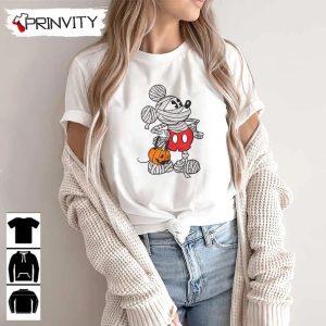 Halloween Pumpkin Mickey Mouse Hoodie Gift For Halloween Halloween Holiday Unisex T Shirt Sweatshirt Long Sleeve Tank Top Prinvity 17
