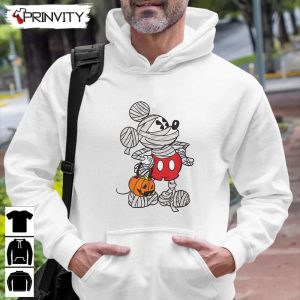 Halloween Pumpkin Mickey Mouse Hoodie Gift For Halloween Halloween Holiday Unisex T Shirt Sweatshirt Long Sleeve Tank Top Prinvity 4