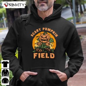 Halloween Pumpkin Scary Field Sweatshirt Gift For Halloween Halloween Holiday Unisex Hoodie T Shirt Long Sleeve Tank Top Prinvity 14 1