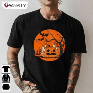 Halloween Pumpkin Scene Sweatshirt Gift For Halloween Halloween Holiday Unisex Hoodie T Shirt Long Sleeve Tank Top Prinvity 1 1
