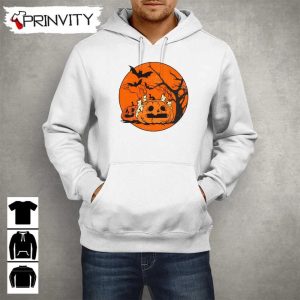 Halloween Pumpkin Scene Sweatshirt Gift For Halloween Halloween Holiday Unisex Hoodie T Shirt Long Sleeve Tank Top Prinvity 14 1