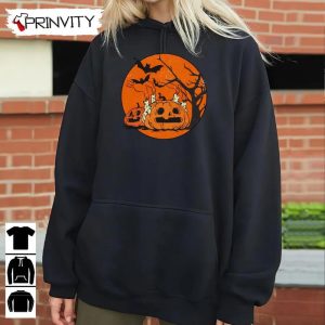 Halloween Pumpkin Scene Sweatshirt Gift For Halloween Halloween Holiday Unisex Hoodie T Shirt Long Sleeve Tank Top Prinvity 20 1