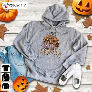Halloween Pumpkin Stay Spooky Sweatshirt Gift For Halloween Halloween Holiday Unisex Hoodie T Shirt Long Sleeve Tank Top Prinvity 6 1