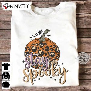 Halloween Pumpkin Stay Spooky Sweatshirt Gift For Halloween Halloween Holiday Unisex Hoodie T Shirt Long Sleeve Tank Top Prinvity 8 1
