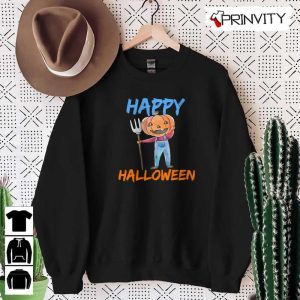 Happy Halloween Pumpkin Head Sweatshirt Gift For Halloween Halloween Holiday Unisex Hoodie T Shirt Long Sleeve Tank Top Prinvity 12 1
