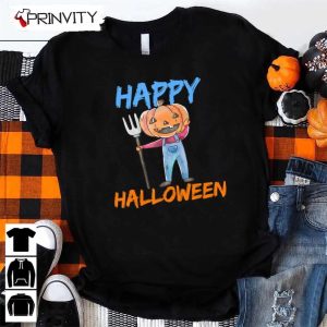 Happy Halloween Pumpkin Head Sweatshirt Gift For Halloween Halloween Holiday Unisex Hoodie T Shirt Long Sleeve Tank Top Prinvity 24 1