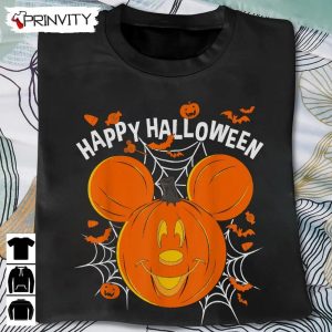 Happy Halloween Pumpkin Mickey Hoodie Disney Mickey Friends Halloween Pumpkin Gift For Halloween Halloween Holiday Unisex T Shirt Sweatshirt Long Sleeve Tank Top Prinvity 5