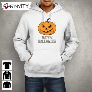 Happy Halloween Pumpkin Scary Sweatshirt Gift For Halloween Halloween Holiday Unisex Hoodie T Shirt Long Sleeve Tank Top Prinvity 14 1