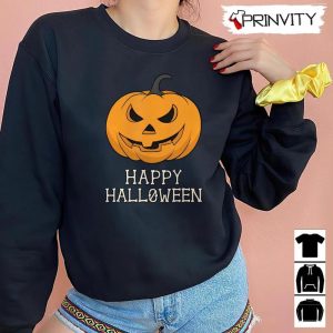 Happy Halloween Pumpkin Scary Sweatshirt Gift For Halloween Halloween Holiday Unisex Hoodie T Shirt Long Sleeve Tank Top Prinvity 19 1