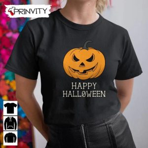 Happy Halloween Pumpkin Scary Sweatshirt Gift For Halloween Halloween Holiday Unisex Hoodie T Shirt Long Sleeve Tank Top Prinvity 23 1