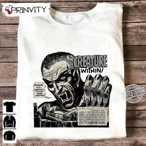 Horror Movie Monster Vampire Vintage Dracula T-Shirt, Gift For Halloween, Unisex For Men & Woman Hoodie, Sweatshirt, Tank Top, Long Sleeve