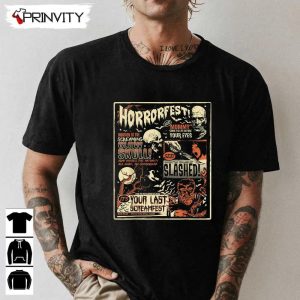 Horrorfest Movie Terror Old Time T-Shirt, Best Gift For Halloween, Unisex For Men & Woman Hoodie, Sweatshirt, Long Sleeve, Tank Top