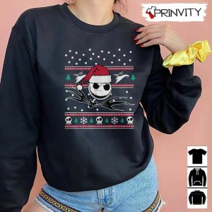 Jack Skeleton Nightmare Before Christmas Ugly Sweatshirt Disney Gifts For Christmas Unique Xmas Gifts Unisex Hoodie T Shirt Long Sleeve Tank Top 4