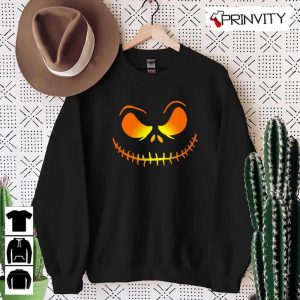 Jack Skellington Face T Shirt Jack Skeleton Pumpkin Gift For Halloween Unisex Hoodie Sweatshirt Long Sleeve Tank Top 5