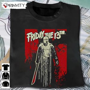 Jason Voorhees Friday The 13Th T-Shirt, Gift For Halloween, Horror Movies, Unisex Hoodie, Sweatshirt, Tank Top,Long Sleeve