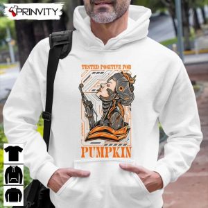Mecha Anime Girl Tested Positive for Pumpkin Halloween Sweatshirt Gift For Halloween Halloween Holiday Unisex Hoodie T Shirt Long Sleeve Tank Top Prinvity 4