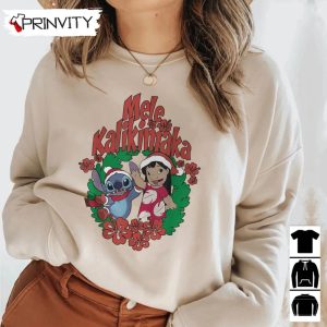 Mele Kalikimaka Wreath Sweatshirt Disney Gifts For Christmas Unique Xmas Gifts Unisex Hoodie T Shirt Long Sleeve Tank Top 19