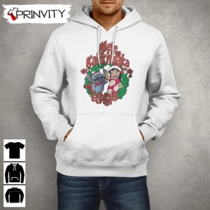 Mele Kalikimaka Wreath Sweatshirt Disney Gifts For Christmas Unique Xmas Gifts Unisex Hoodie T Shirt Long Sleeve Tank Top 2