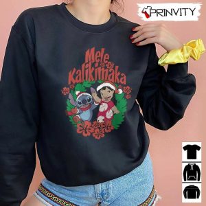 Mele Kalikimaka Wreath Sweatshirt Disney Gifts For Christmas Unique Xmas Gifts Unisex Hoodie T Shirt Long Sleeve Tank Top 7