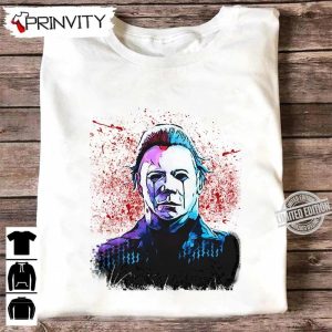 Michael Myers Blood T Shirt John Carpenters Gift For Halloween Horror Movies Unisex Hoodie Sweatshirt Long Sleeve Tank Top 3