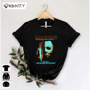 Michael Myers Halloween 5 The Revenge T Shirt John Carpenters Gift For Halloween Horror Movies Unisex Hoodie Sweatshirt Long Sleeve 3