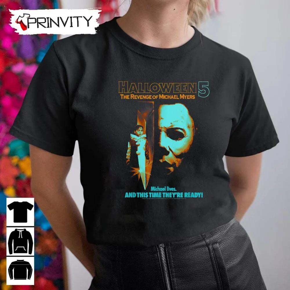 Michael Myers Halloween 5 The Revenge T-Shirt, John Carpenter’s, Gift For Halloween, Horror Movies, Unisex Hoodie, Sweatshirt, Long Sleeve