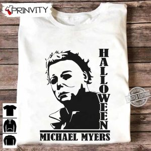 Michael Myers Halloween Vector T Shirt John Carpenters Gift For Halloween Horror Movies Unisex Hoodie Sweatshirt Long Sleeve Tank Top 4