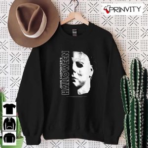 Michael Myers Large Face T Shirt John Carpenters Gift For Halloween Horror Movies Unisex Hoodie Sweatshirt Long Sleeve Tank Top 5