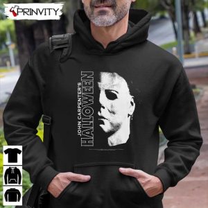 Michael Myers Large Face T Shirt John Carpenters Gift For Halloween Horror Movies Unisex Hoodie Sweatshirt Long Sleeve Tank Top 7